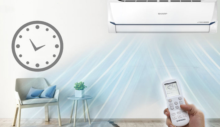 Cách bật, tắt hẹn giờ máy lạnh Sharp cho người chưa biết
