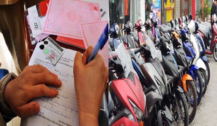 Thủ tục đăng ký xe máy: Trình tự - Lệ Phí theo quy định 2022
