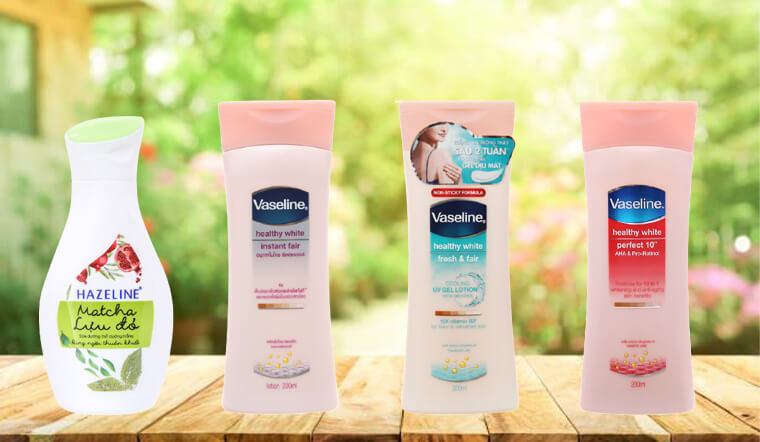 Nên dùng sữa dưỡng thể Hazeline hay Vaseline?