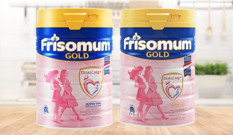 Sữa bột Frisomum giúp cải thiện hệ miễn dịch và sức khoẻ của mẹ và bé