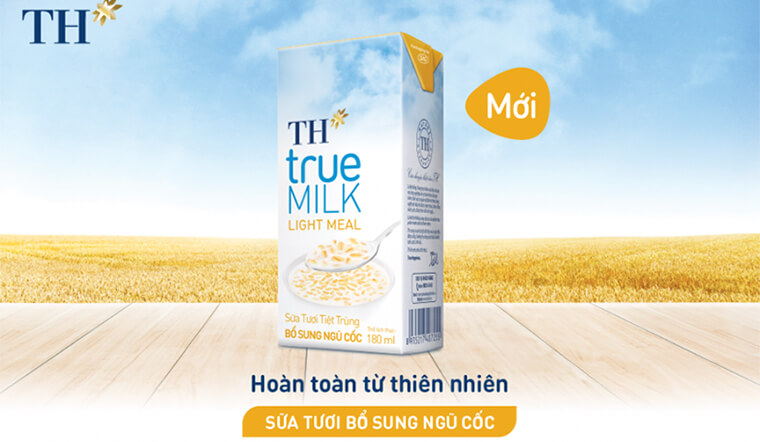 Giới thiệu sản phẩm mới TH true MILK ngũ cốc Light Meal