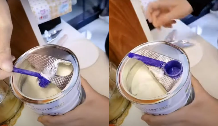 Cách khui hộp sữa bột tiện lợi, siêu hay dành cho các mẹ bỉm