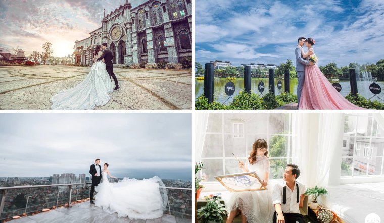 Chọn địa điểm chụp ảnh cưới đẹp mà giá cả phải chăng không phải là điều dễ dàng. Đến với Hà Nội, bạn sẽ có nhiều lựa chọn đa dạng từ phố cổ đến những địa danh có kiến trúc hiện đại để tạo nên những bức hình tuyệt vời.