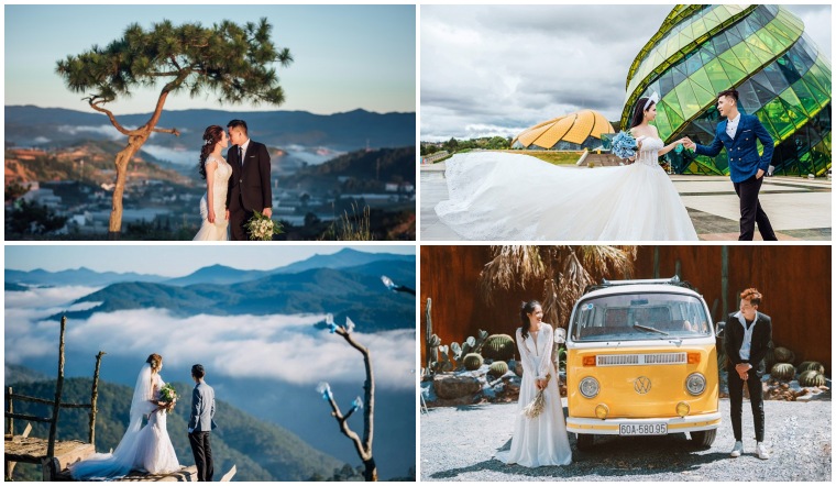 15 địa điểm chụp ảnh cưới siêu đẹp ở Đà Lạt