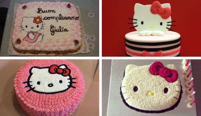 Mẫu bánh kem tạo hình 3d mèo hello kitty trang trí trái tim dễ thương   Bánh Kem Ngộ Nghĩnh