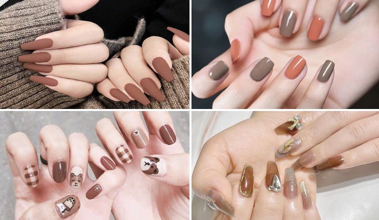 15 mẫu nail màu nâu vừa thanh lịch, nhẹ nhàng vừa ngọt ngào, sang chảnh