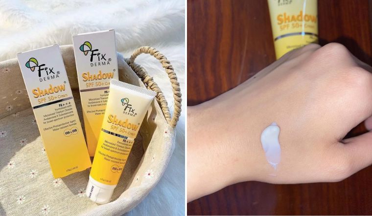 Đánh giá chi tiết kem chống nắng Fixderma Shadow Cream SPF 50