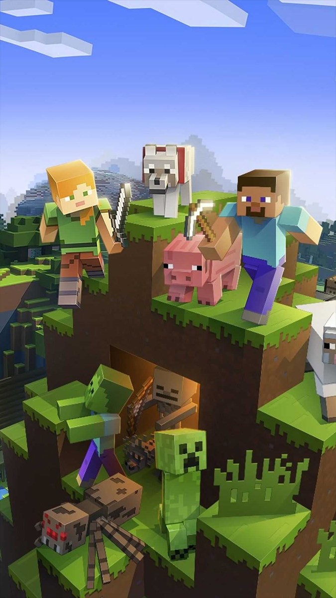 Hình nền ảnh Minecraft đẹp full HD cho máy tính điện thoại