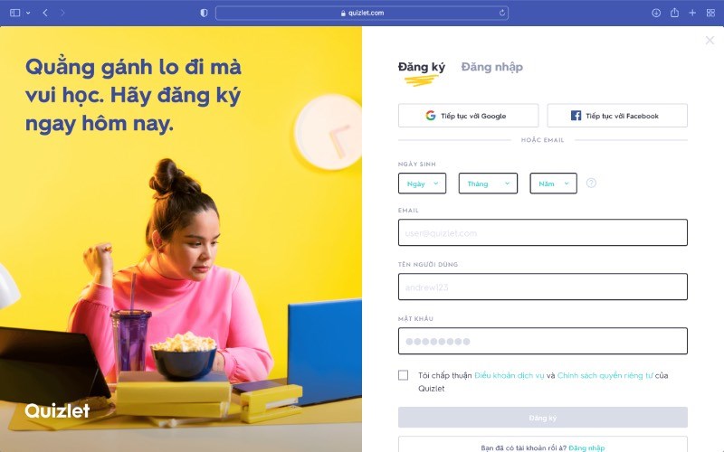 Quizlet là gì Cách học từ vựng bằng Quizlet hiệu quả nhanh chóng