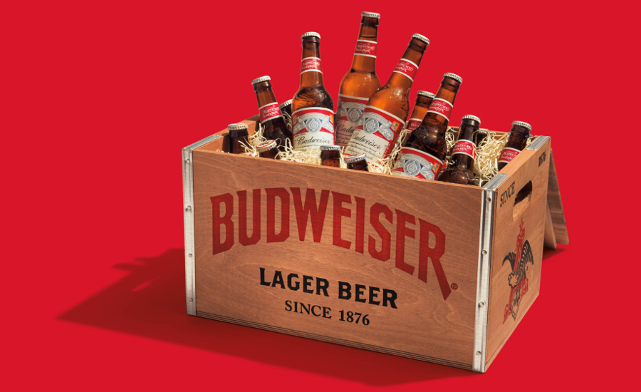Thùng 20 lon bia Budweiser 330ml 2