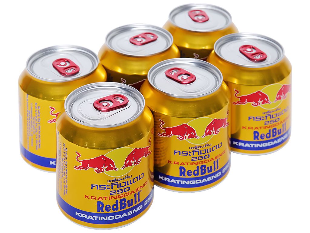 6 lon nước tăng lực Redbull 250ml 2