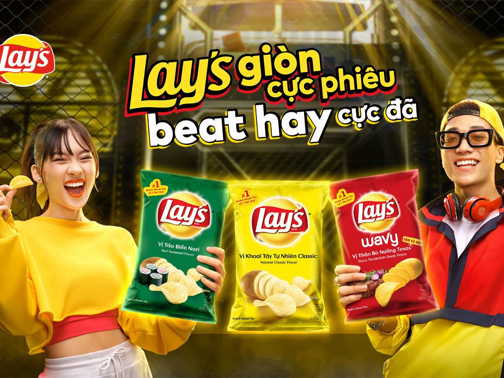 Snack khoai tây vị tảo biển Nori Lay's gói 52g 0