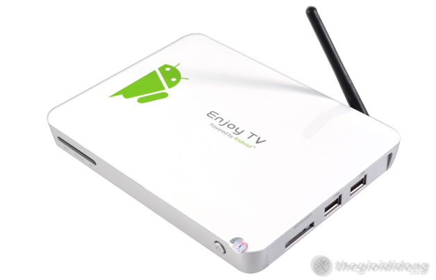 TV Box Android TV Nano WiFi Ethernet ATV1000, nhỏ gọn nhưng hiệu quả