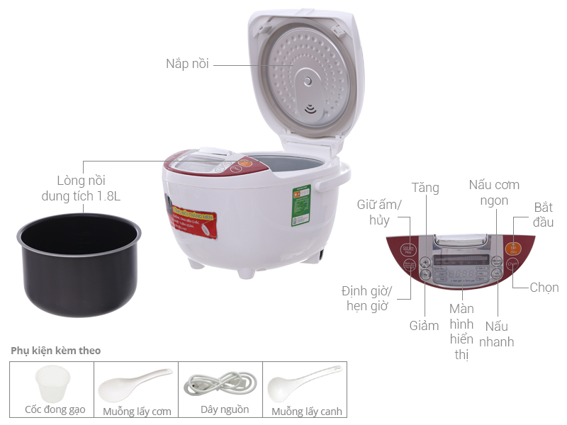 Nồi cơm điện tử Supor CFXB50FC29VN-75