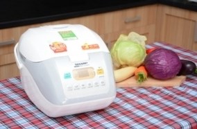 thanh lý một số nồi cơm điện tử SHARP KS-COM18V 1,8L đã qua sử dụng - 2