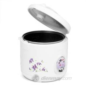 Nồi cơm điện nắp gài Bigsun BR-18 có nắp nồi kín, nấu cơm nhanh chín, giữ ấm lâu