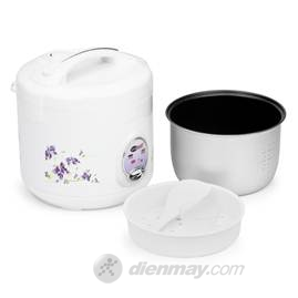 Nồi cơm điện nắp gài Bigsun BR-18 có lòng nồi chống dính, bộ sản phẩm kèm theo