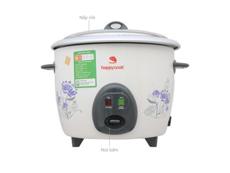 Nồi cơm điện nắp rời Happycook 1.8 lít HCD-180