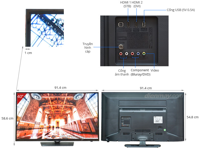 Tivi LED Samsung UA40H4200 40 inch