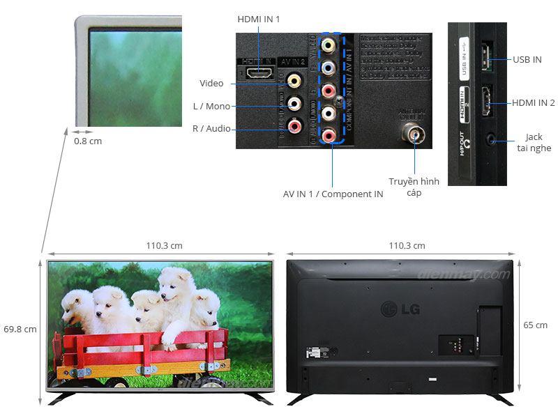 Tivi LG 49 inch 49LF540T