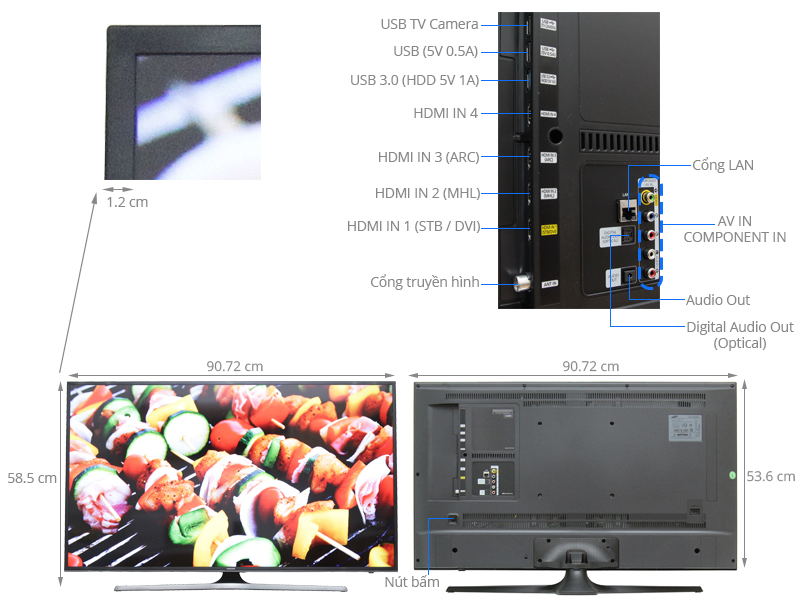Smart Tivi Samsung 40 inch UA40JU6400