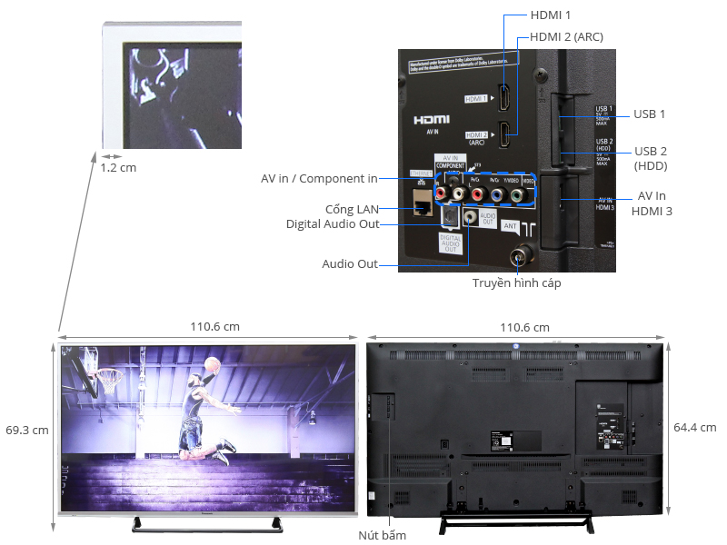 Smart Tivi Panasonic 49 inch TH-49CS630V