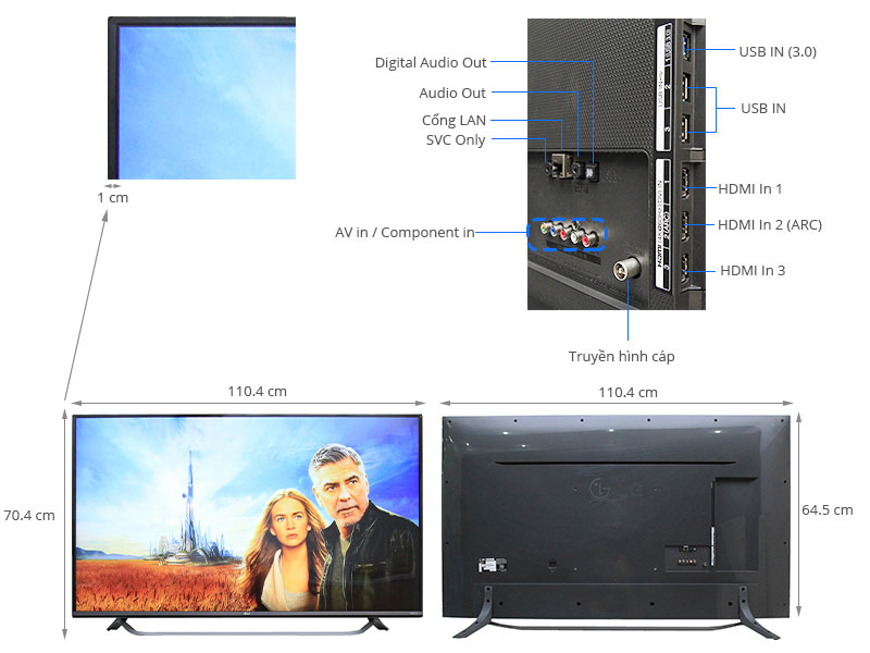 Smart Tivi LG 49 inch 49UF770T
