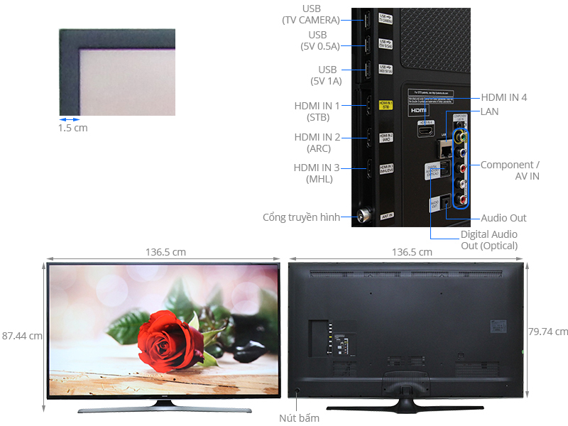 Smart Tivi Samsung 60 inch UA60J6200