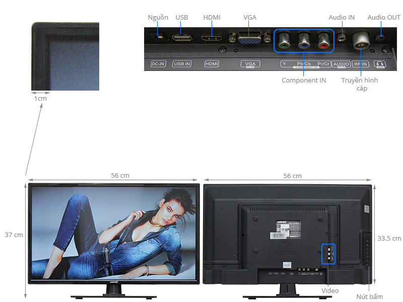 Tivi Asanzo 25 inch 25S400