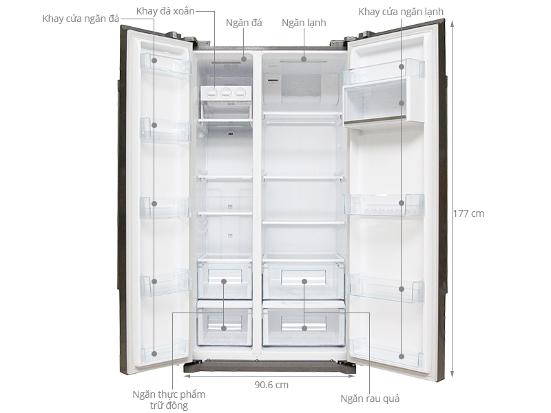 Tủ lạnh Sharp SJ-E62M 577 lít