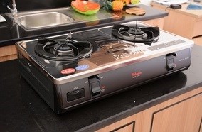 Thiết kế khoa học, gọn gàng, vừa tiện nấu nướng mà lại không chiếm diện tích