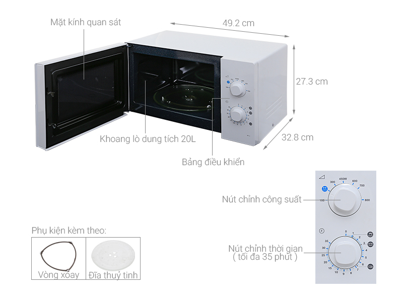 Lò vi sóng Samsung ME71A/SV 20 lít