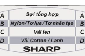 Nút lựa chọn chế độ bằng tiếng Việt