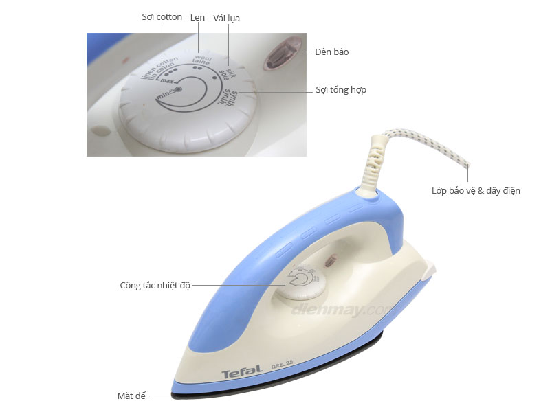 Bàn ủi khô Tefal FS2525