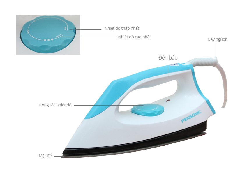 Bàn ủi khô Pensonic PI-8501