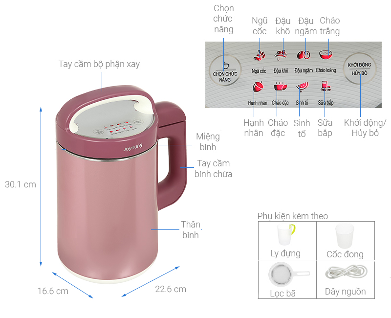 Máy làm sữa hạt Joyoung DJ12C-A903SG