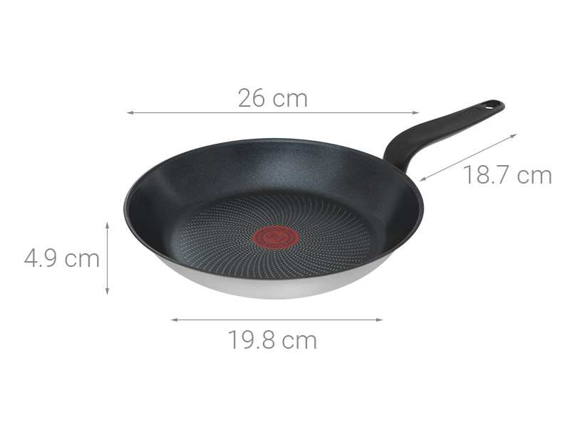 Chảo nhôm chống dính đáy từ 26 cm Tefal Primary E3090504