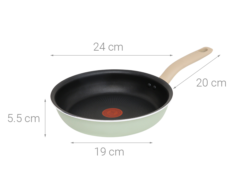 Chảo nhôm chống dính đáy từ 24 cm Tefal So Matcha G1790495