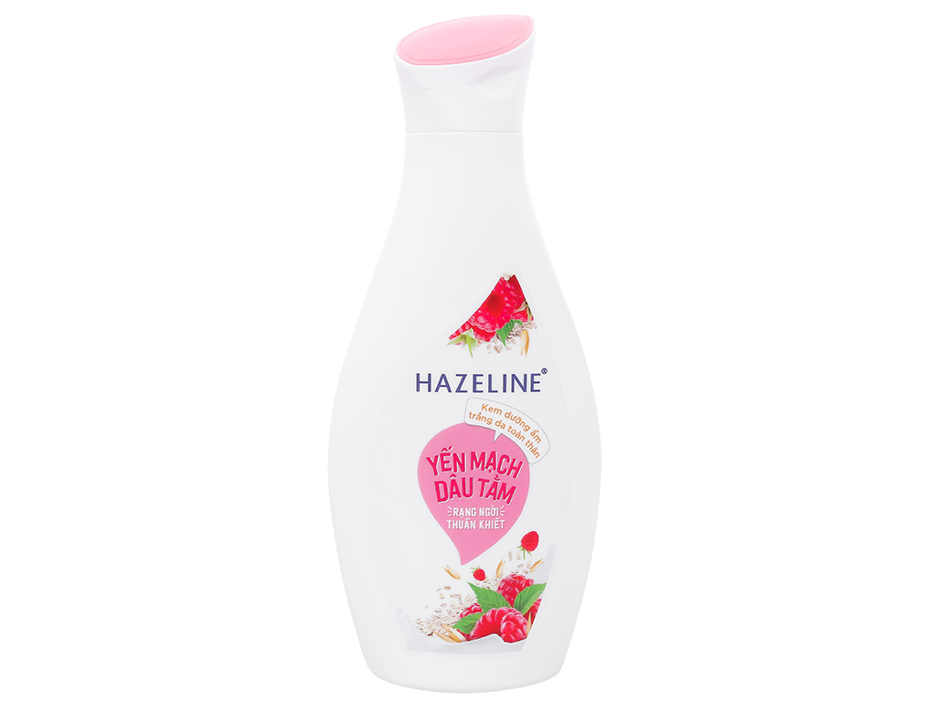 Sữa dưỡng thể Hazeline dưỡng ẩm sáng mịn da yến mạch và dâu tằm 230ml 1