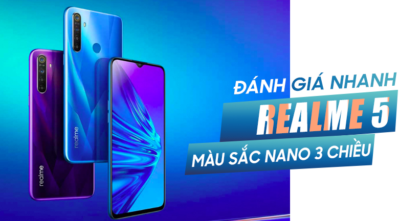 So sánh chi tiết Điện thoại Xiaomi Redmi Note 9 với Realme 5 4GB 128GB