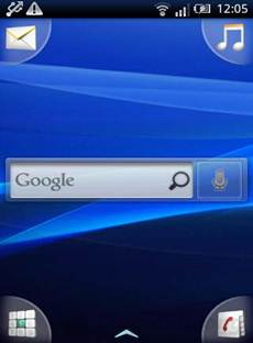 Giao diện Timescape của Sony Ericsson XPERIA X8 khá thân thiện với người dùng