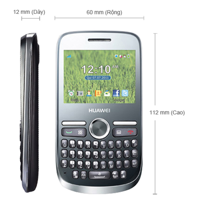 Kích thước của Huawei G6608 Kích thước của Huawei G6608