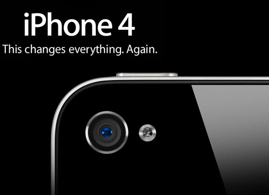 iPhone 4 được trang bị Camera HD cùng đèn Flash LED