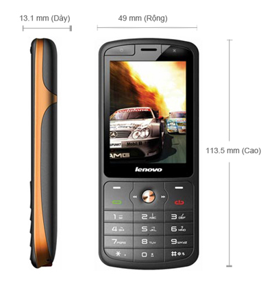 Kích thước của Lenovo A336 Kích thước của Lenovo A336