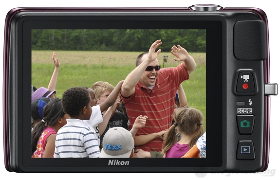 Nikon Coolpix S4300 back view
