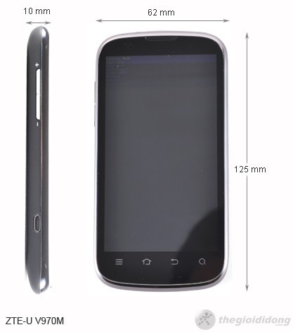Kích thước ZTE-U V970M Kích thước ZTE-U V970M