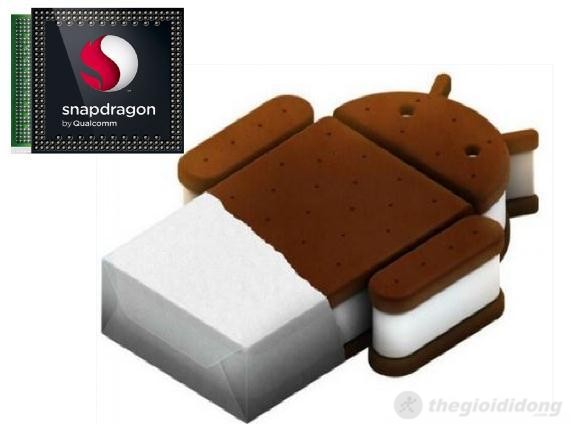 Máy  vận hành trên nền tảng Android 4.0 với chip Snapdragon S4