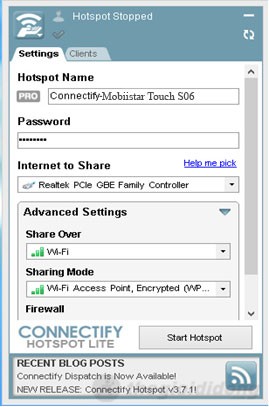 Mobiistar Touch S06 kết nối internet tốc độ cao Mobiistar Touch S06 kết nối internet tốc độ cao