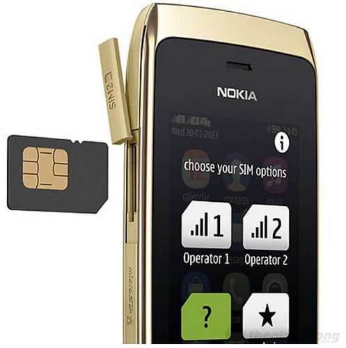 Nokia Asha 310 hỗ trợ 2 sim