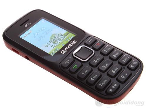 Q Mobile Q115 hỗ trợ 2 sim 2 sóng